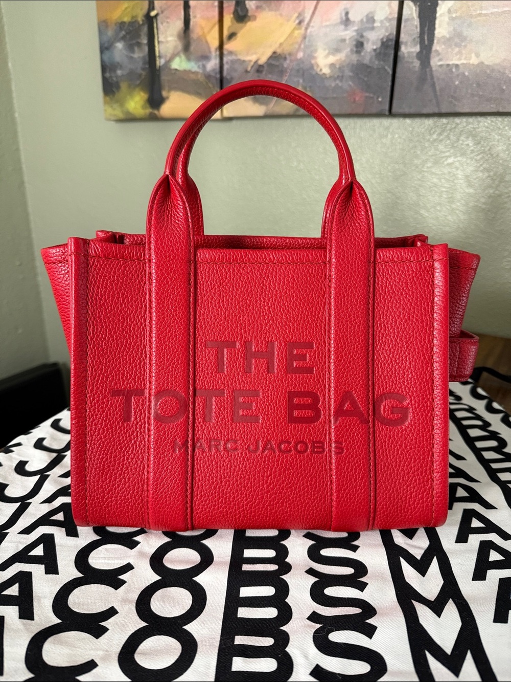 Marc Jacobs The Leather Small Tote Bag' - Picture 2 of 13
